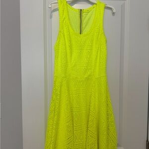 Vibrant Yellow Sleeveless Dress